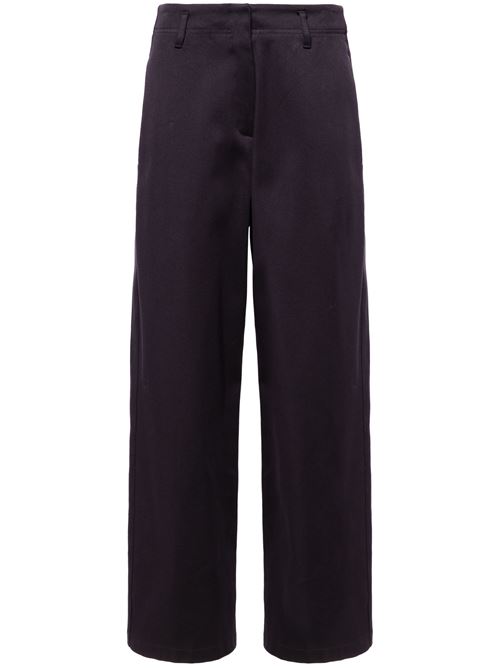 midnight blue cotton pants FORTE FORTE | 12842INK